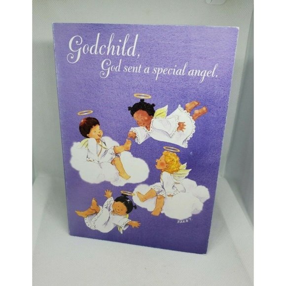 Renaissance-Inspired Happy Birthday Godchild Greeting Card - Picture 4 of 8
